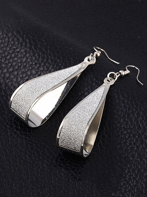 Frosted Water Droplets Earrings Tiynon