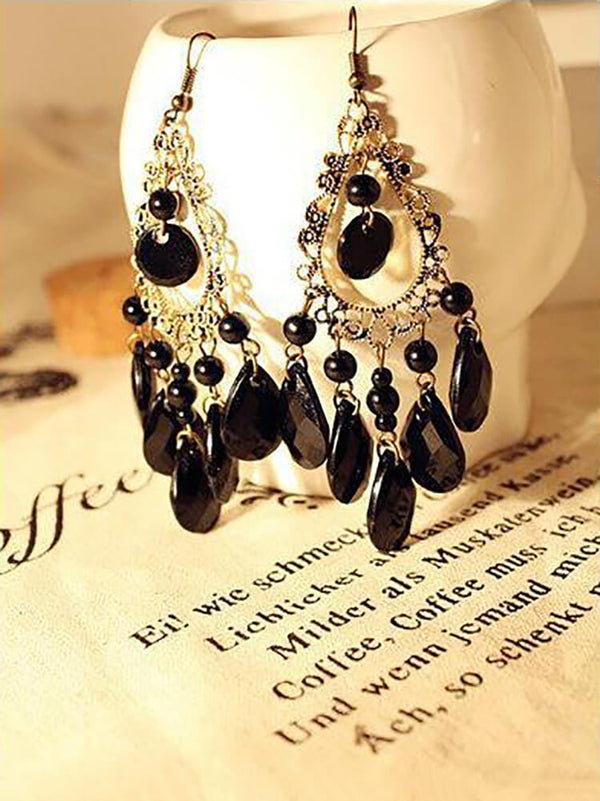 Vintage Baroque Hollow Out Drop Earring Tiynon