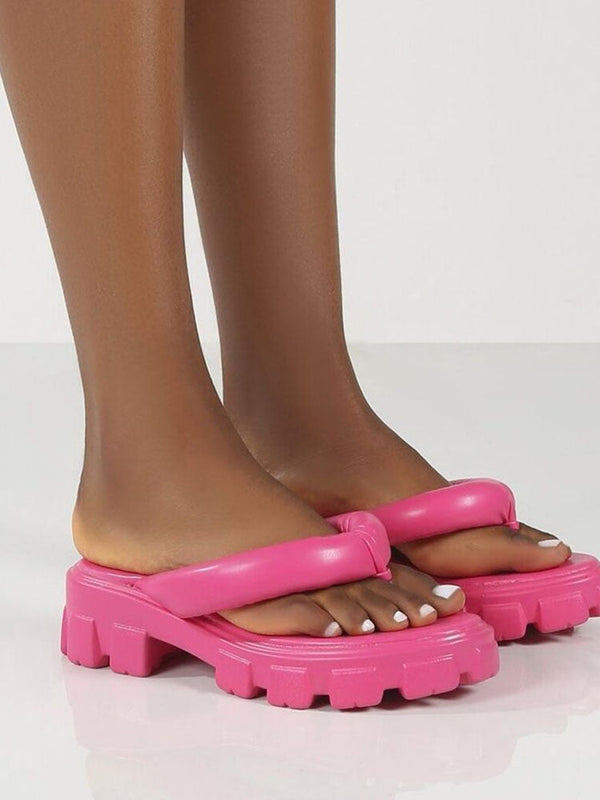 Candy-Colored Flip Flops Slides
