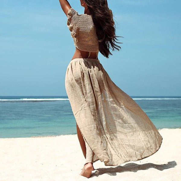 Loose Beach Cover Up Skirt Sarong