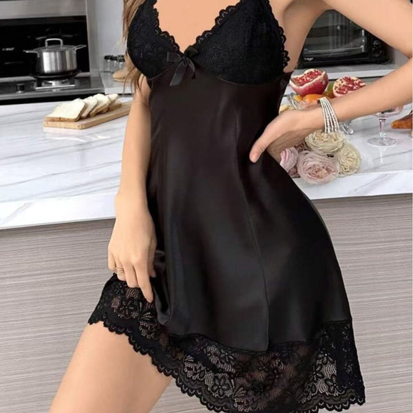 Lace Strap Nightdress Lingerie for Intimate Sleepwear
