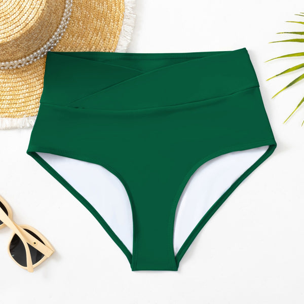 Plus Size Cross Bikini Swim Trunks for Beachwear