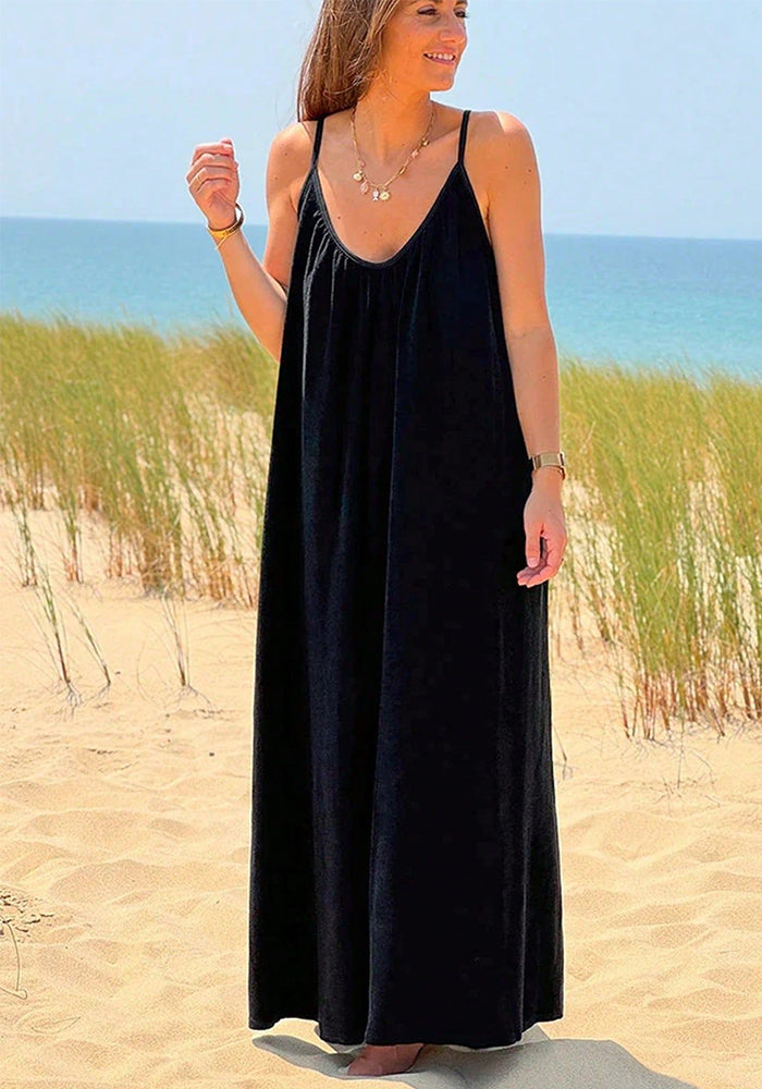 Women Backless Sexy Bohemian Camisole Dress