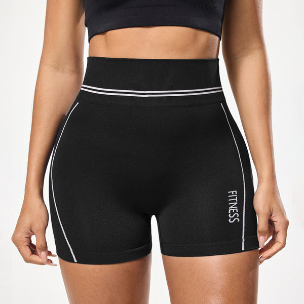 Color Block Hot Shorts for Yoga & Workout