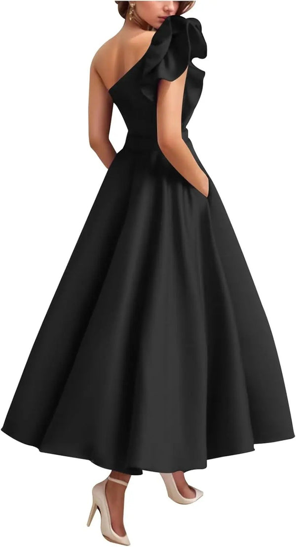Purple Chic Princess Evening Gown for Formal Events