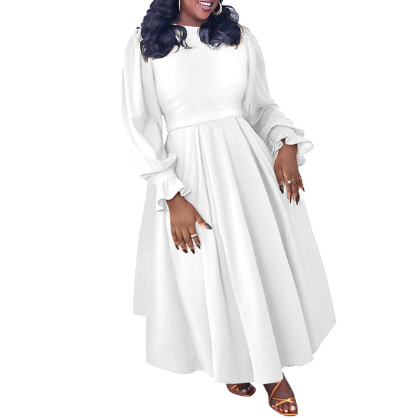 Plus Size Formal Party Dress for Fall & Winter Events