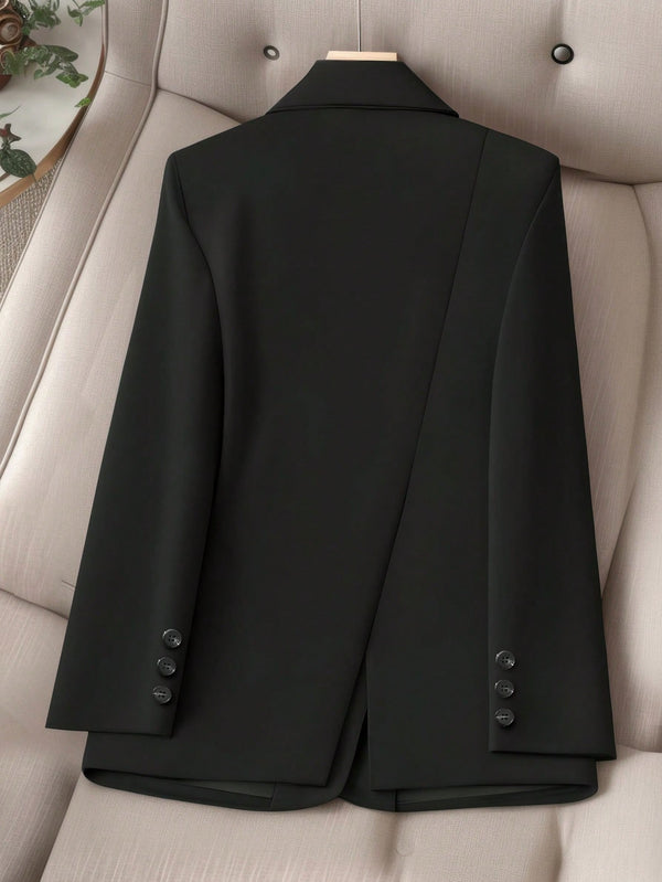 Black Blazer Top for Fall