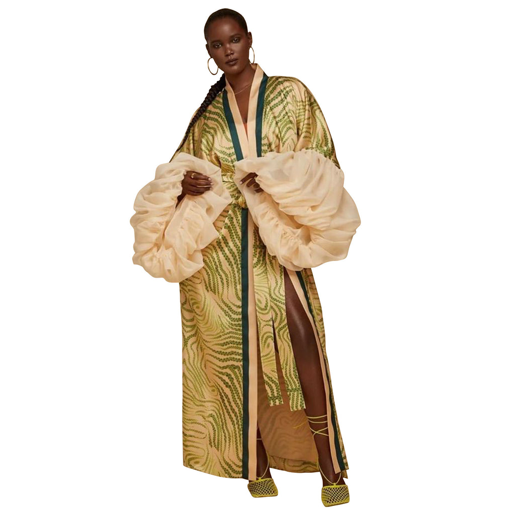 Printed Cover-Up Jacket for Beach Holidays