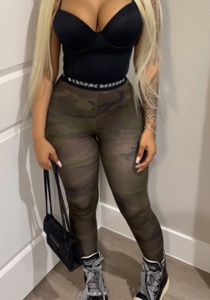 Camouflage Long Pants for Casual Streetwear