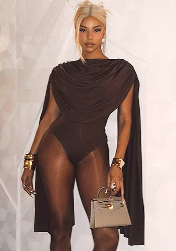 Basic Long-Sleeve Bodycon Jumpsuit for Everyday Wear
