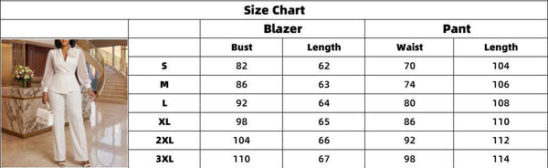 Plus Size Mesh Long Sleeve Floral Embellished Blazer & Wide Leg Pants Two-Piece Set