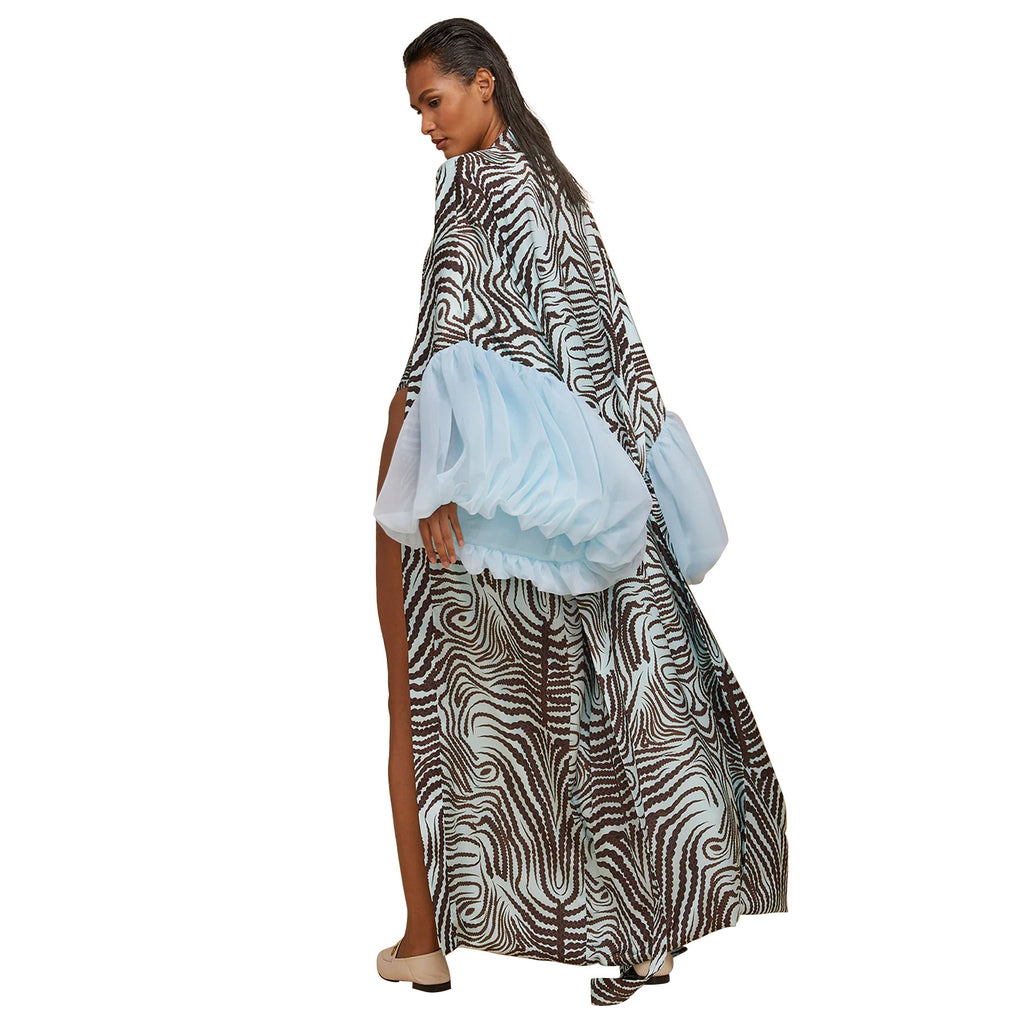 Printed Cover-Up Jacket for Beach Holidays