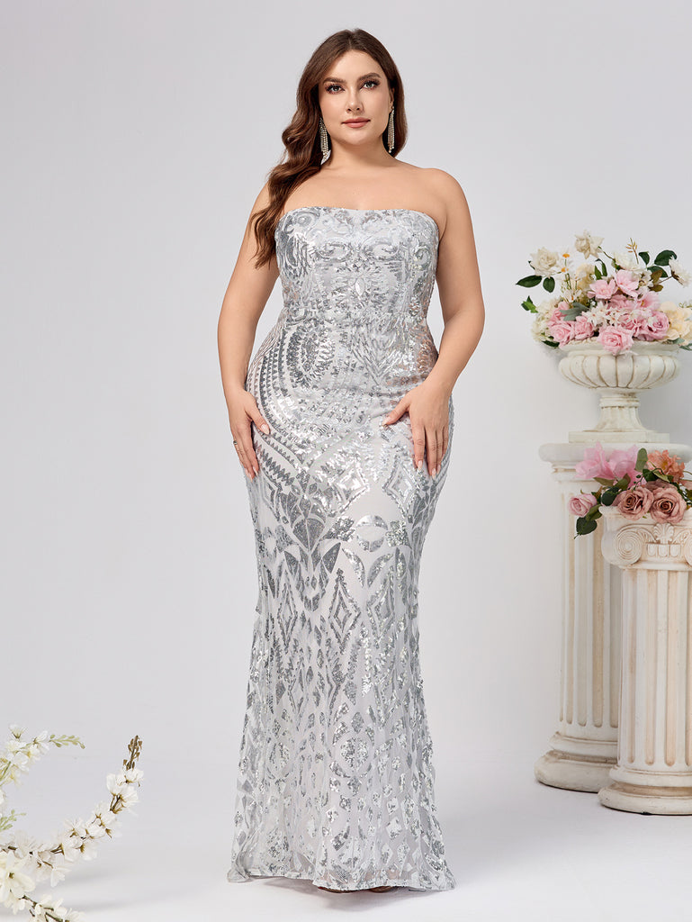 Women Sexy Strapless Sleeveless Dress