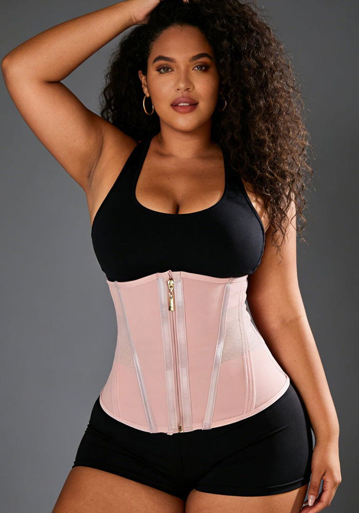 Mesh Fitted Fitness Waist Trainer for Body Shaping