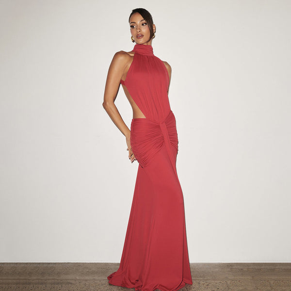 Low Back Mermaid Dress for Spring Elegant Events