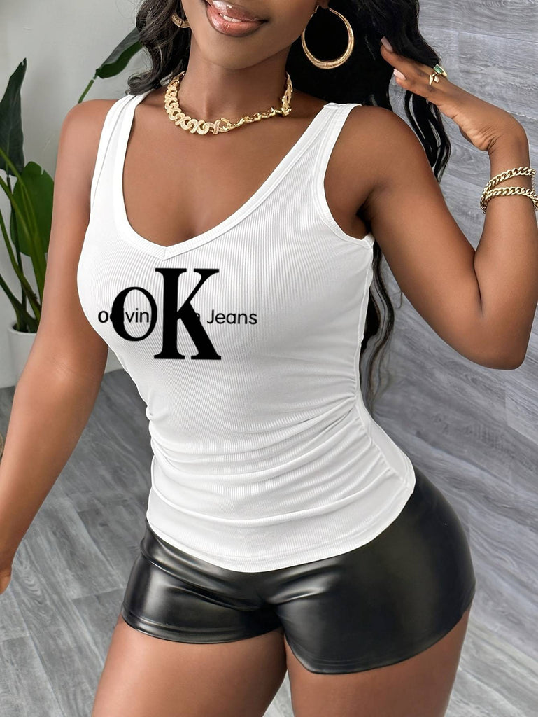 Printed Vest for Summer Casual Wear