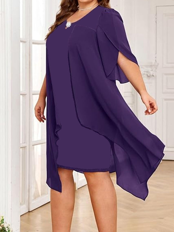 Women Summer Patchwork Casual Elegant Dress