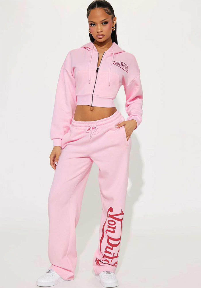 Women Casual Hoodies and Pants Two-Piece Set