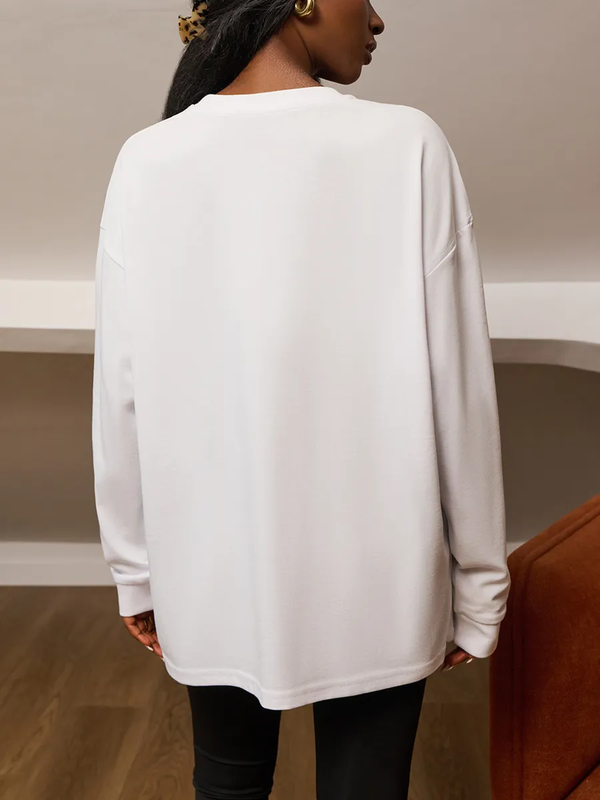 Women Spring Cotton Long-Sleeve T-Shirt Top