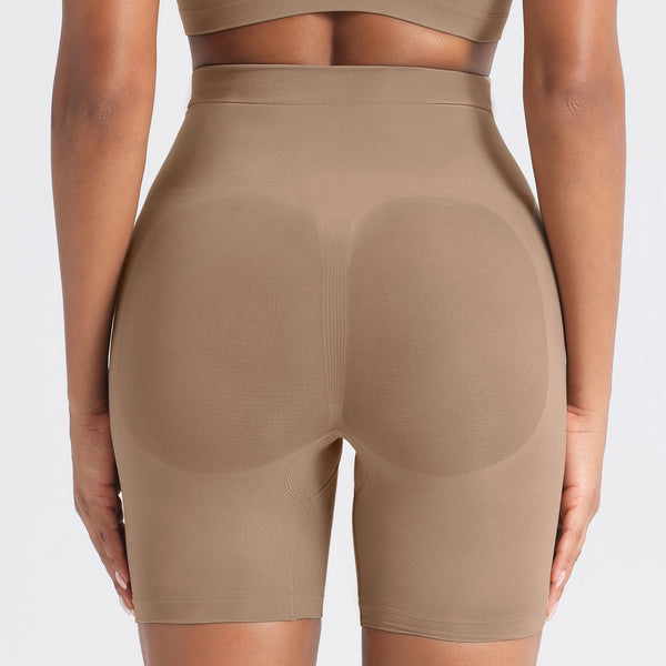 High-Waist Tummy Control Butt Lift Shaping Shorts for Everyday Support