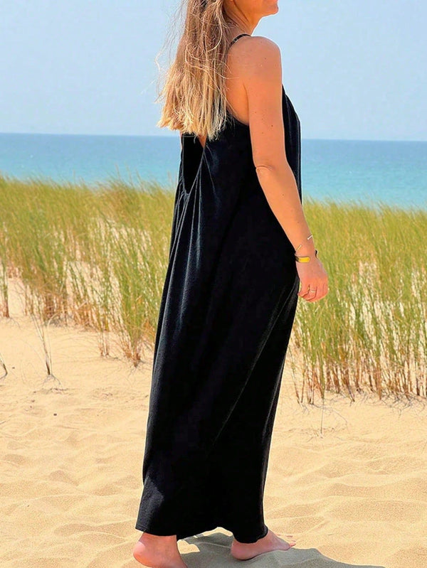 Women Backless Sexy Bohemian Camisole Dress