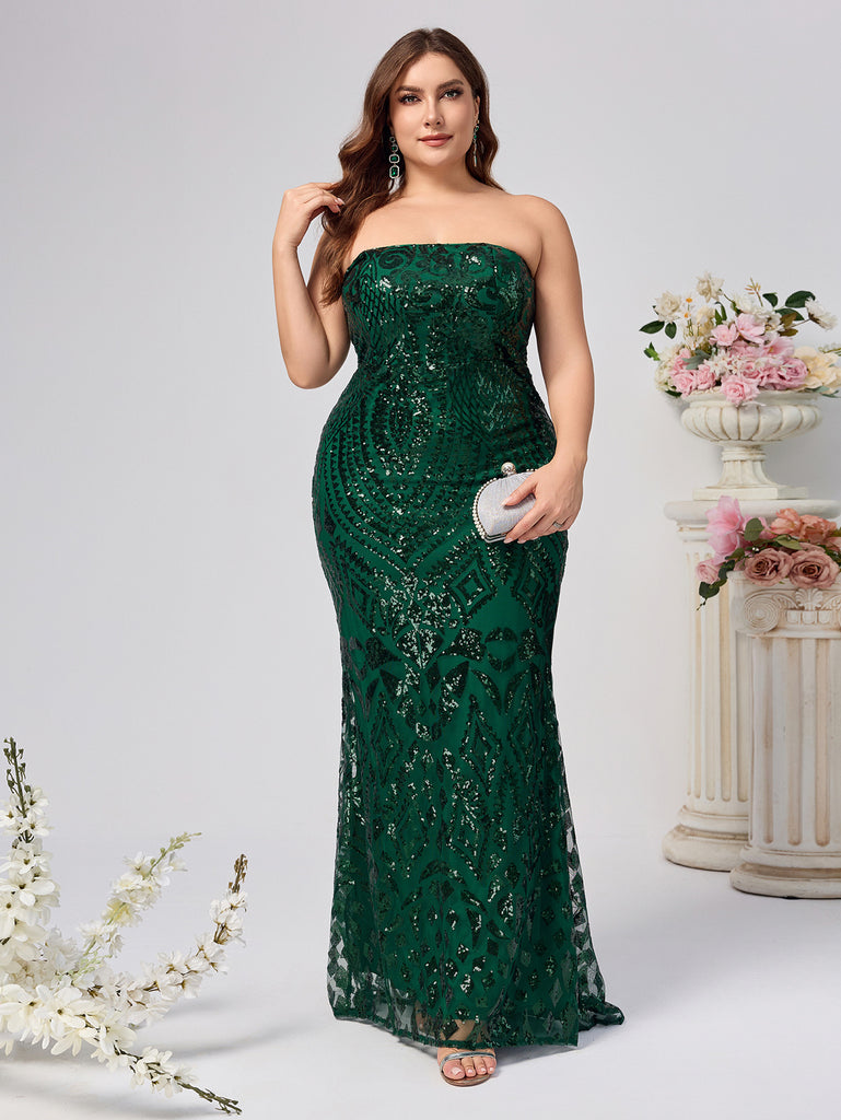 Women Sexy Strapless Sleeveless Dress