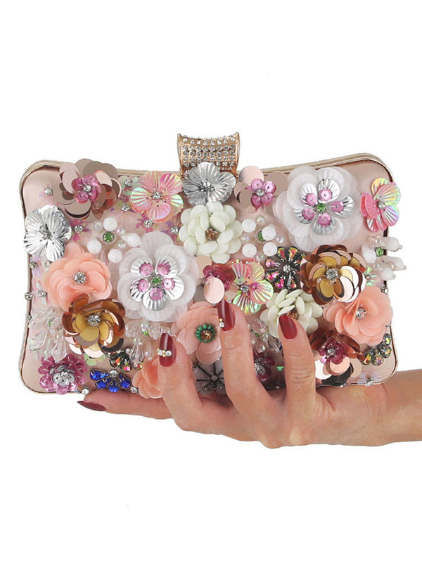 Colorful Flower Patchwork Crossbody Bags Tiynon