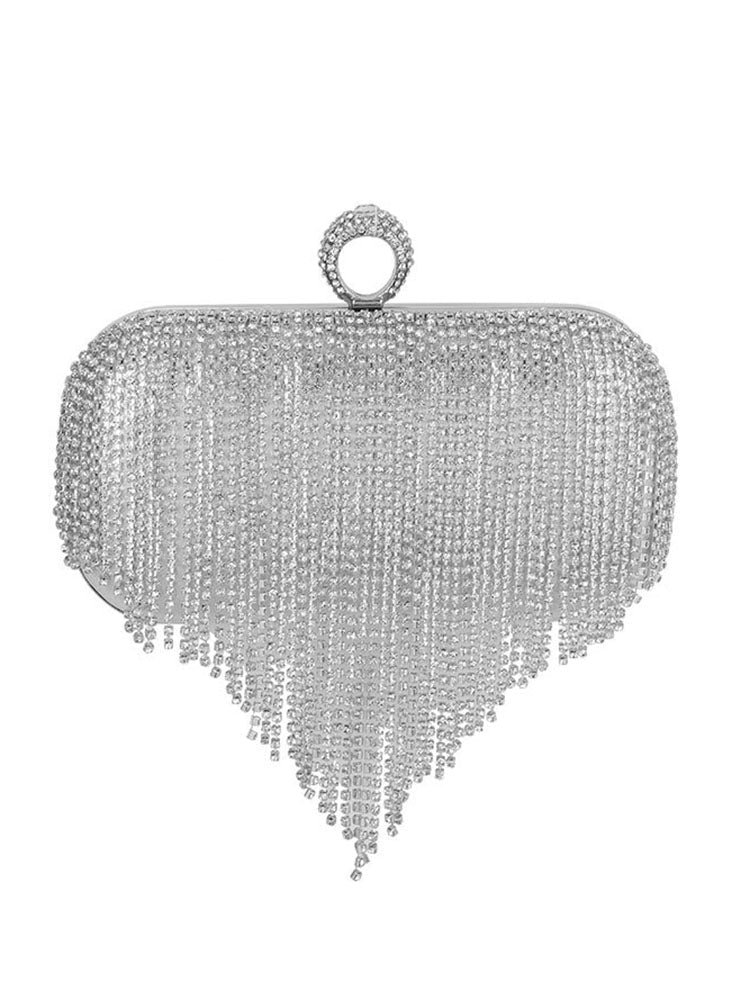 Glitter Rhinestone Tassels Crossbody Bags Tiynon