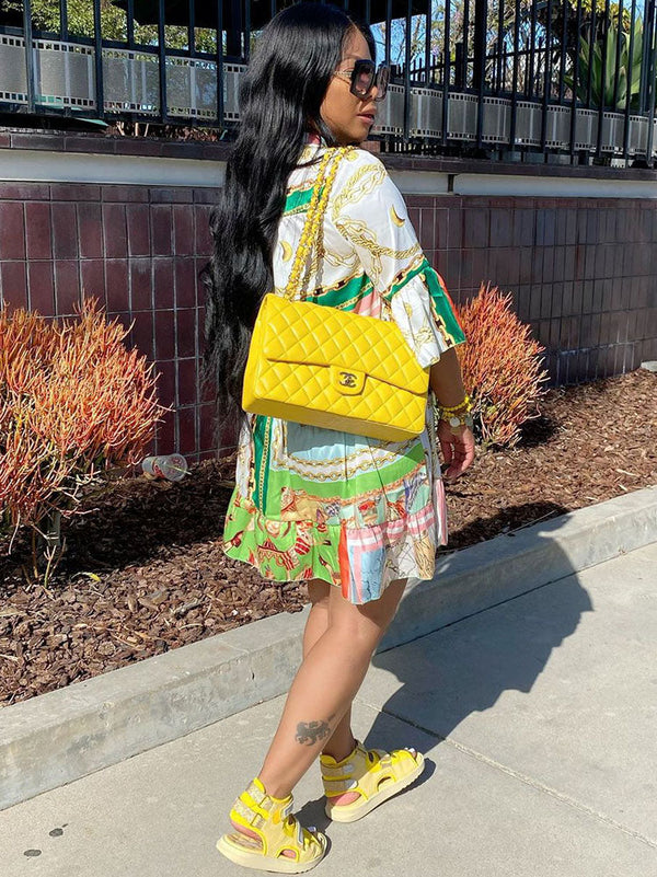 Half Sleeves Button Mini Dresses Tiynon