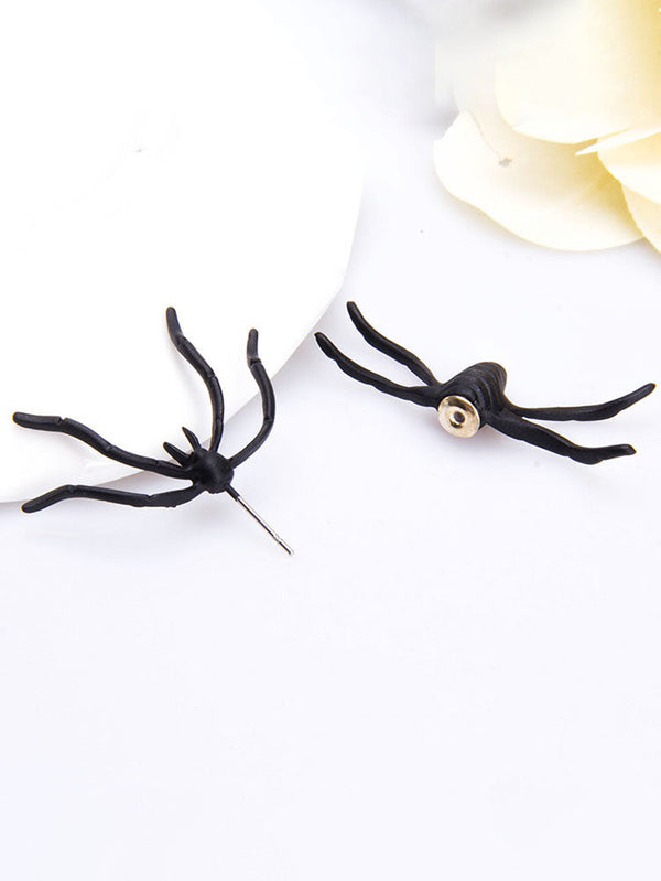 Halloween Funny Spider Earrings Tiynon