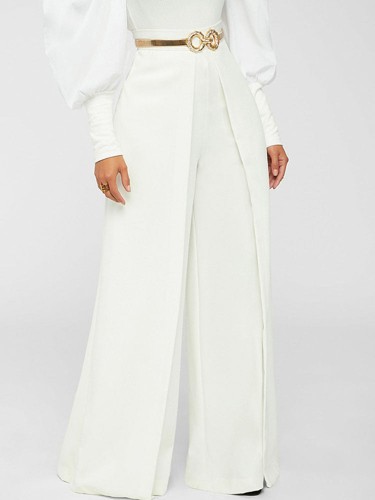 High Waist Wide Leg Long Pants Tiynon