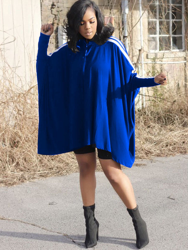 Long Sleeves Loose Mini Dresses Tiynon