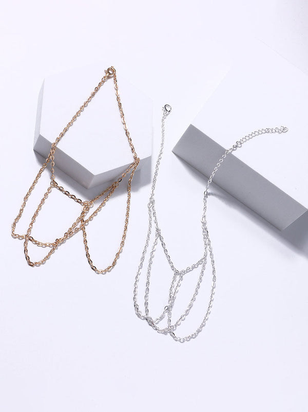 Minimalist Chain Tassle Armlet Tiynon