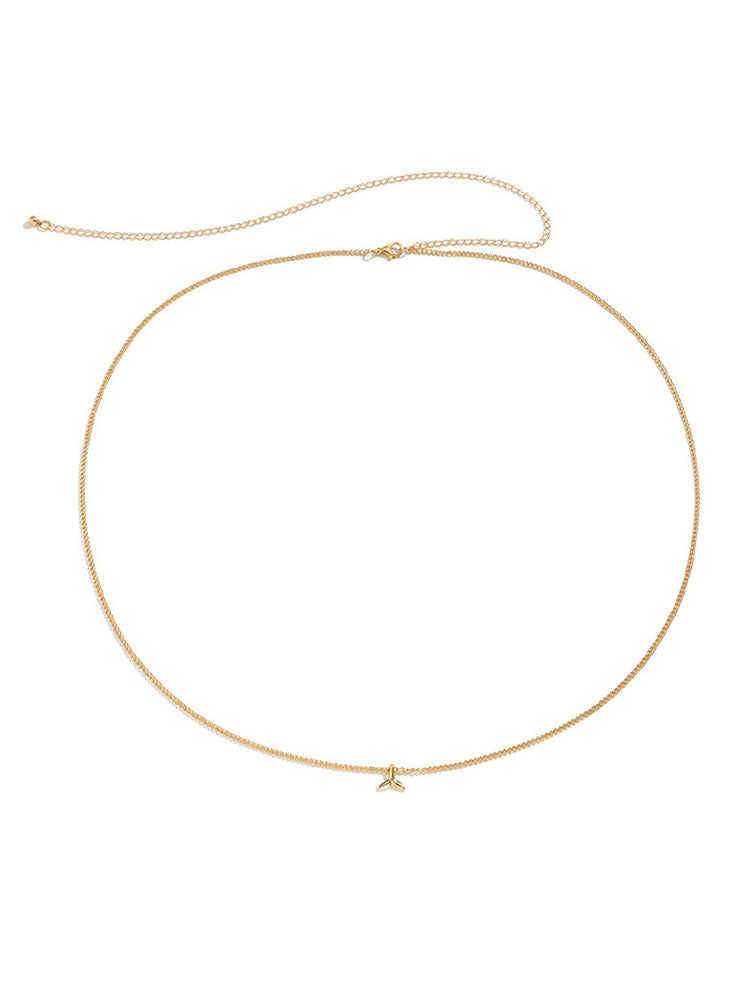 Minimalist Rhinestone Body Jewelry Chain Belts Tiynon