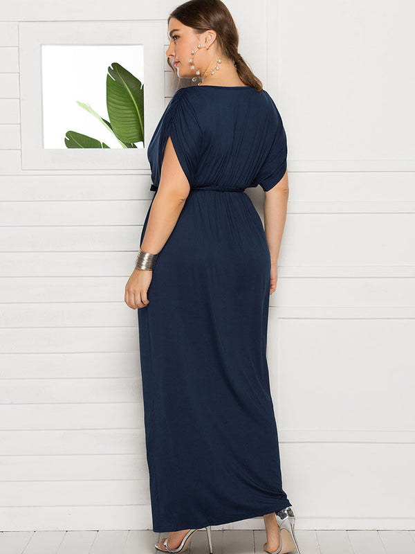 Plus Size Empire Waist Maxi Dress Tiynon