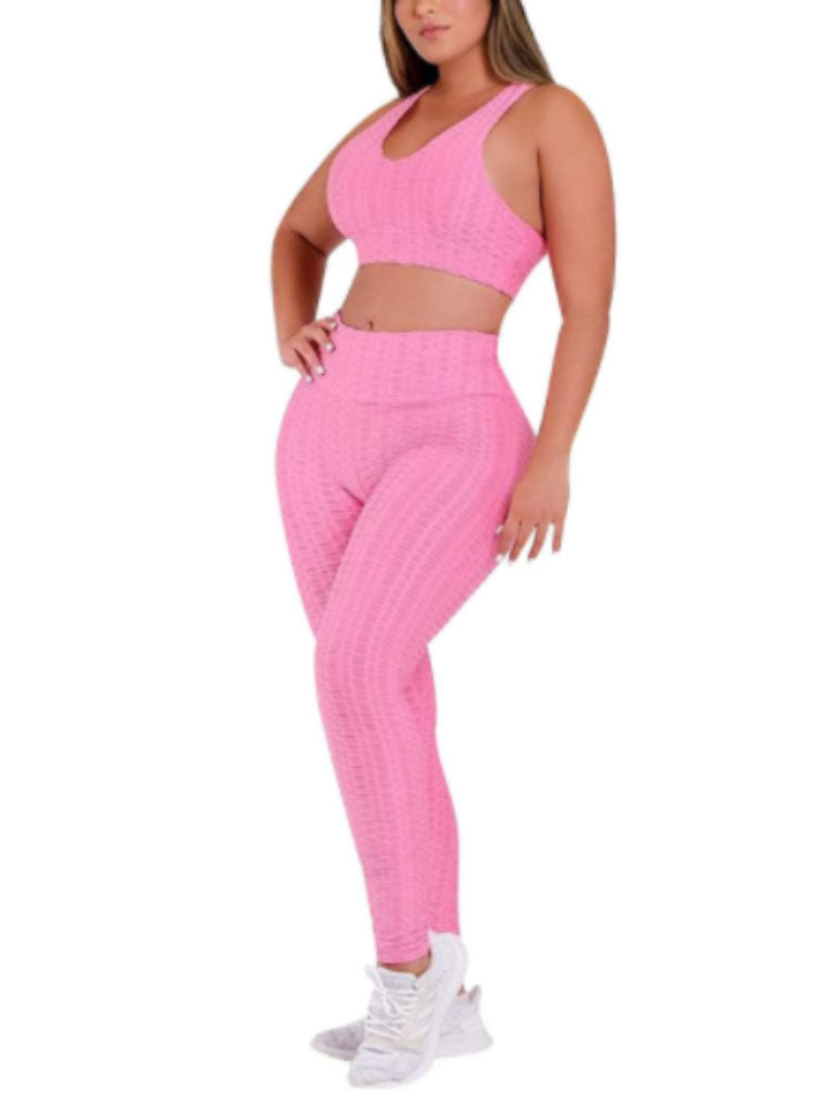 Two Piece Crop Top & Long Pants Outfits Tiynon