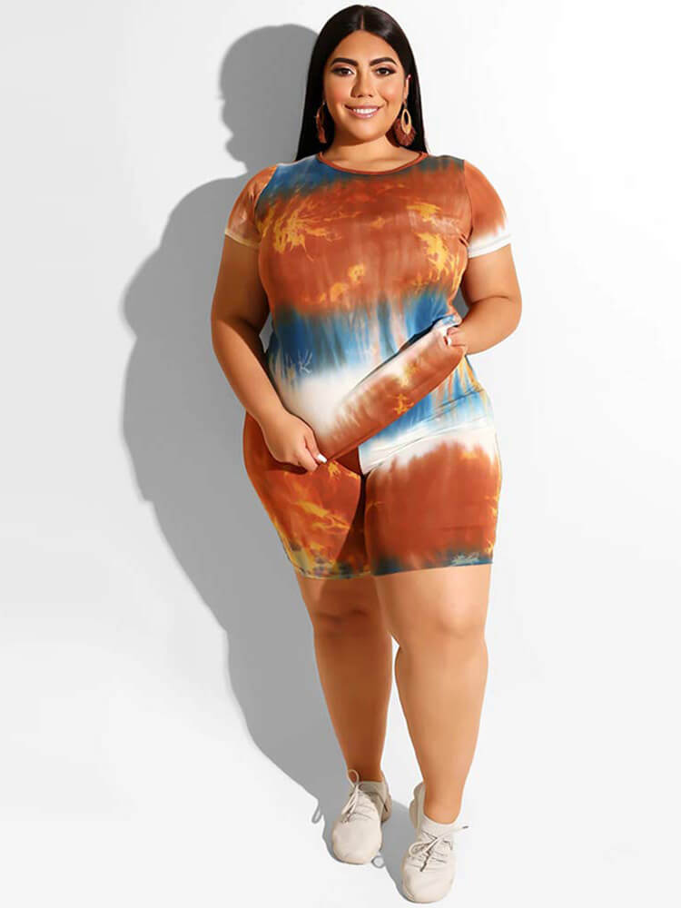 Two Piece Short Sleeve + Shorts Outfits Tiynon