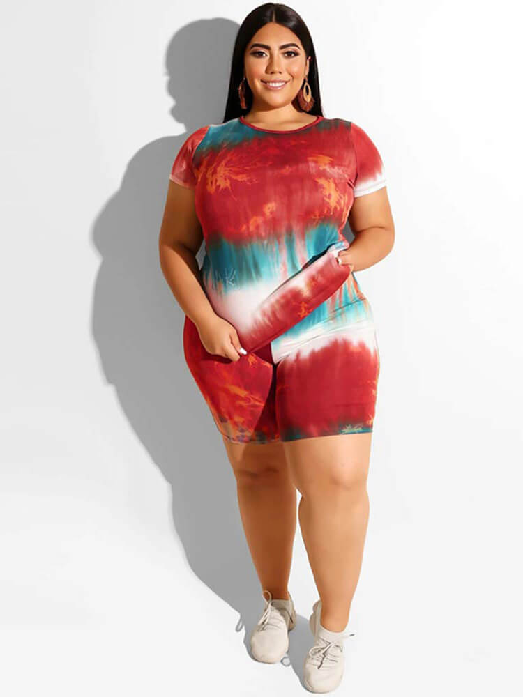 Two Piece Short Sleeve + Shorts Outfits Tiynon