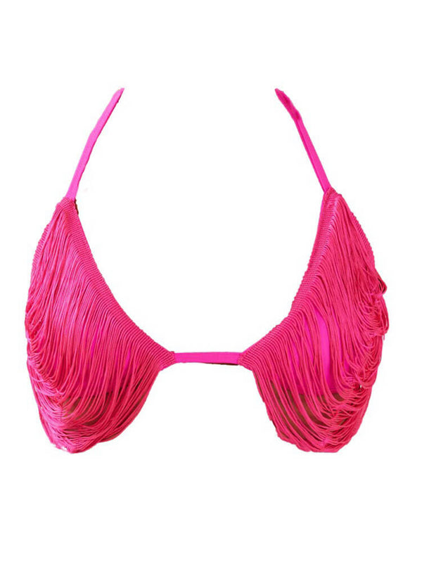 Two Piece Tassel Tops & Hollow Out Maxi Skrits Tiynon