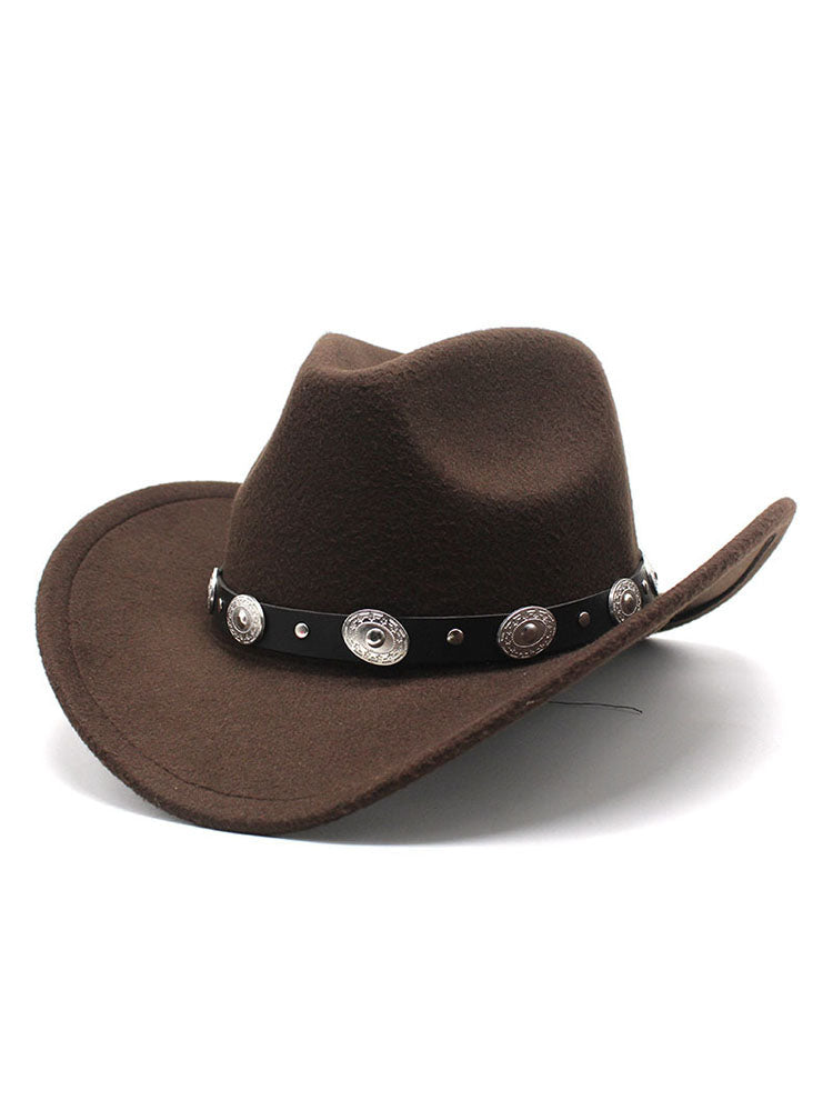 Woolen Retro Fedora Hats Tiynon