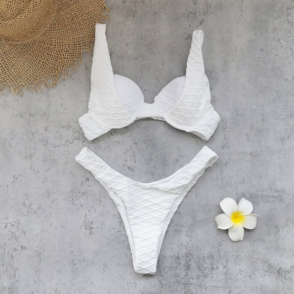 Two-Piece Swimsuit Set for Beachwear
