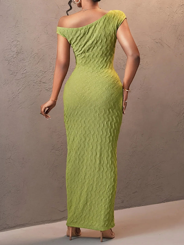 Sleeveless Round Neck Slim-Fit Dress for Spring & Summer