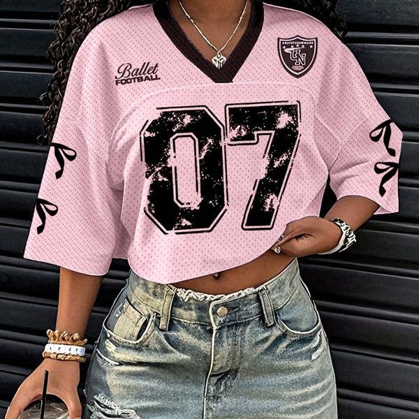 Quick-Dry Breathable Washed Print Sports Jersey for Activewear