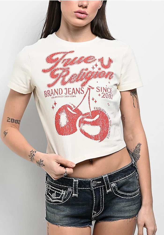 Printed Cropped T-Shirt for Casual Streetwear