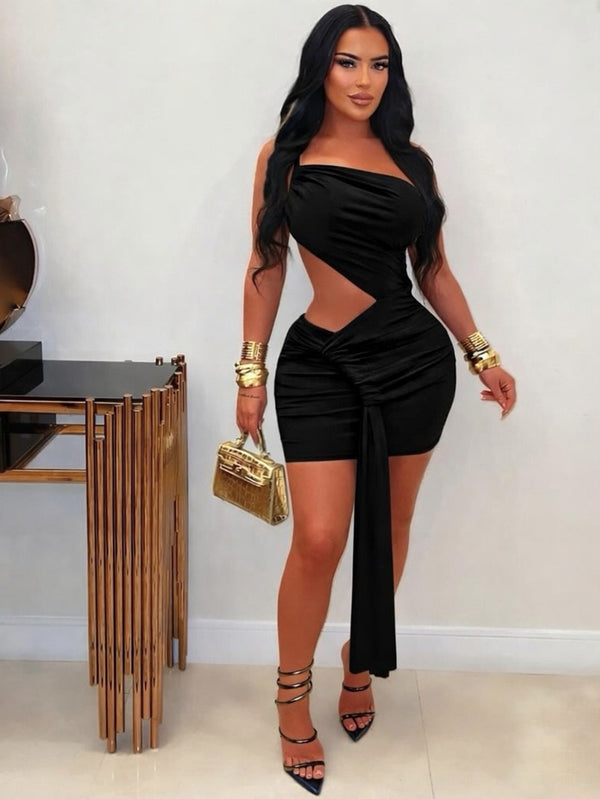 One-Shoulder Dress for Evening Parties