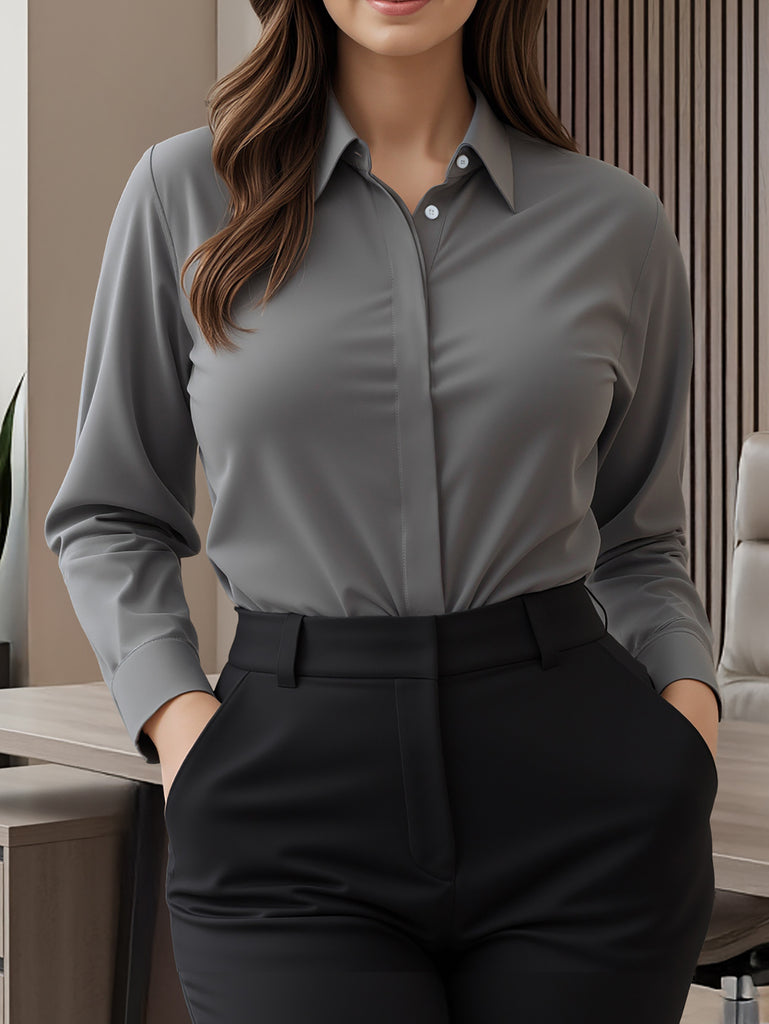 Plus Size Long Sleeve Shirt