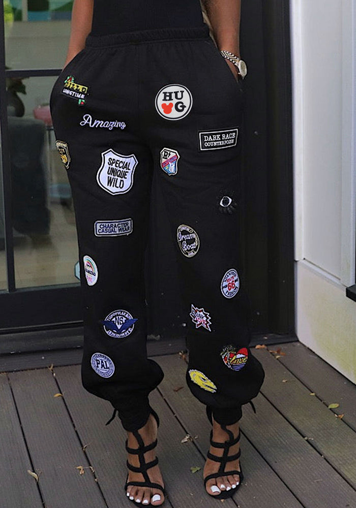 High Waist Tapered Pants for Casual Streetwear