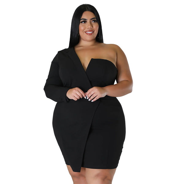 Off-Shoulder Long Sleeve Bodycon Dress for Evening Parties