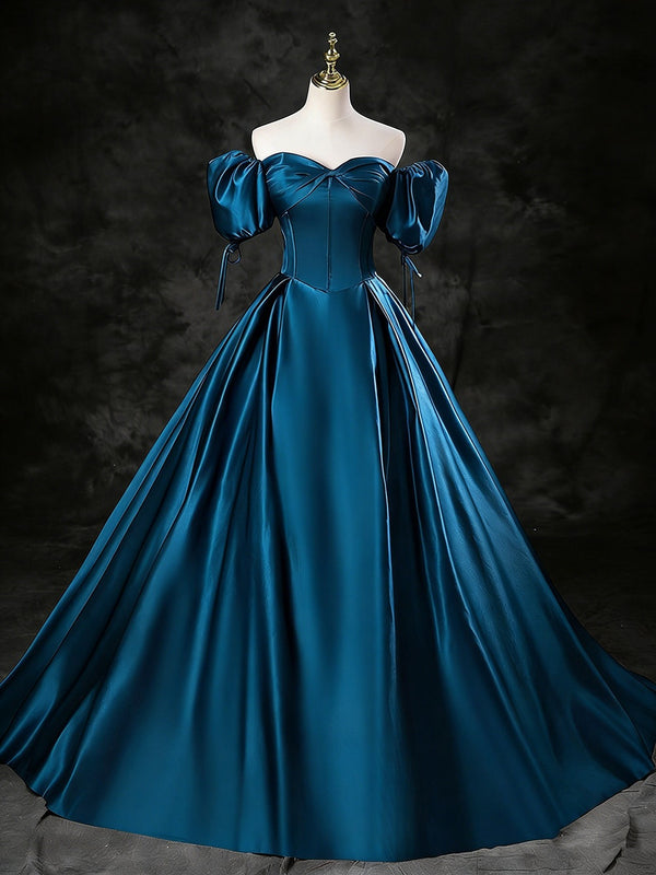 Puffy Party Gown for Evening Formal Events
