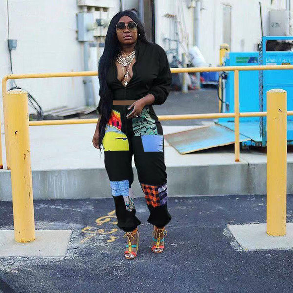 Printed Casual Top & Pants Two-Piece Set for Everyday Wear